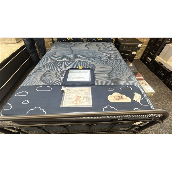 SERTA PERFECT SLEEPER. HYBRID. SILVER STREAK. SMOOTH TOPO FIRM QUEEN SIZE. MATTRESS ONLY