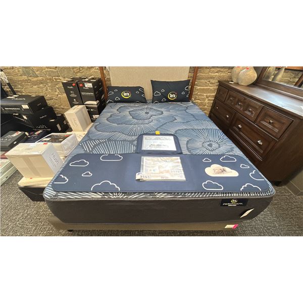 SERTA PERFECT SLEEPER QUEEN SIZE. HYBRID. NOBLE KNIGHT. SMOOTH TOP PLUSH.