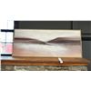 Image 1 : DESERT SAND WALL ART 72" X 30" IN GOLD FRAME