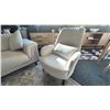 Image 2 : FIG & CHERRY ANCA SOFA 78" WIDE W/ ANCA SIDE CHAIR. RETAIL $5,600