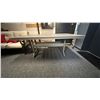Image 2 : ASHLEY FURNITURE GREY WEATHERPROOF PATIO TABLE 6' X 42"