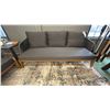 Image 2 : FIG & CHERRY PATIO SET, 3 SEAT 80" SOFA, 2 SIDE CHAIRS. W/ DARK GREY CORNER TABLE. RETAIL $9,620
