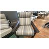 Image 4 : C.R. PLASTICS PATIO SOFA SET, 3 SEAT 80" LONG SOFA, 2 SIDE CHAIRS, W/ MATCHING CUSHIONS.