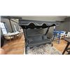 Image 1 : FIG & CHERRY UMBRELLA SWING SET, SEATS 3. 83" WIDE.