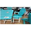 Image 3 : TALL PATIO SET. 42" X 42" TABLE. W/ 2 CHAIRS. ASHLEY FURNITURE SIGNATURE BRAND.