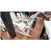 Image 2 : C.R. PLASTICS ROCKING WHITE PATIO CHAIR.