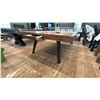 Image 2 : PLANK & HIDE CO. DELUXE PING PONG TABLE. WOOD VENEER TOP. W/ NET AND ACCESSORIES. RETAIL $5,000