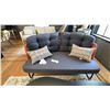 Image 2 : FIG & CHERRY PATIO 4 PIECE PATIO SET. SARASOTA SERIES. 60" LOVESEAT, 2 CUSHIONED SIDE CHAIRS,