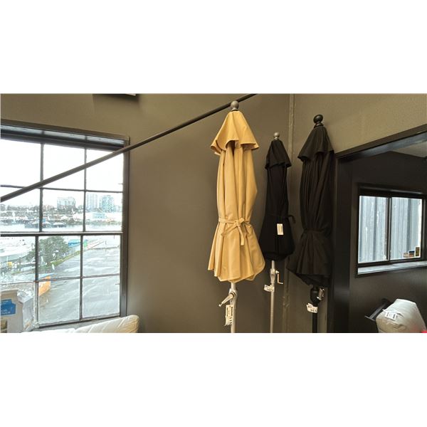 TREASURE GARDEN, 8' BEIGE UMBRELLA. NO BASE.