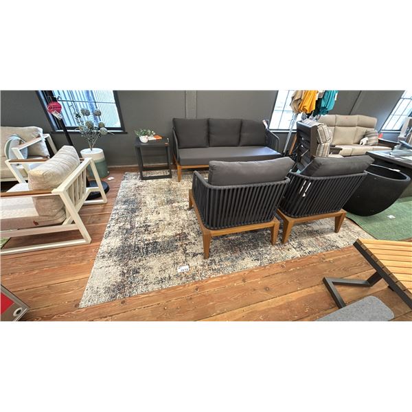 ASHLEY FURNITURE SIGNATURE COLLECTION 10' X 7'10" 100% POLYESTER CARPET.