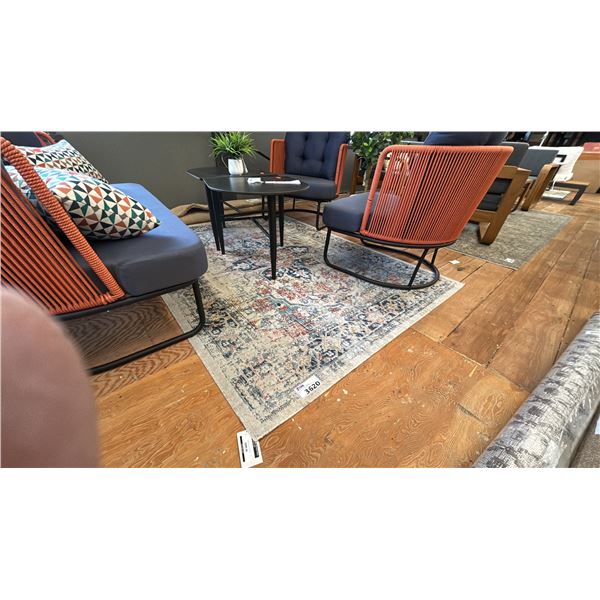 7' X 5'3" SURYA HUNTINGTON BEACH CARPET.