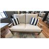 Image 2 : ASHLEY FURNITURE, RAINIER RANCH SERIES, 3 PIECE PATIO SET, 60" LOVESEAT, SWIVEL ROCKER