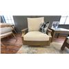 Image 4 : ASHLEY FURNITURE, RAINIER RANCH SERIES, 3 PIECE PATIO SET, 60" LOVESEAT, SWIVEL ROCKER