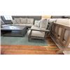 Image 5 : 5 PIECE PATIO SET. ASHLEY FURNITURE. 78" SOFA, 54" LOVESEAT, 2 SIDE CHAIRS, 48" COFFEE TABLE.