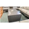 Image 8 : 5 PIECE PATIO SET. ASHLEY FURNITURE. 78" SOFA, 54" LOVESEAT, 2 SIDE CHAIRS, 48" COFFEE TABLE.