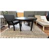 Image 3 : 4 PIECE PATIO SET, WOODARD PATIO FURNITURE 48" ROUND TABLE, 3 CUSHIONED ALUMINUM FRAMED CHAIRS.