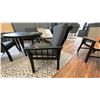 Image 4 : 4 PIECE PATIO SET, WOODARD PATIO FURNITURE 48" ROUND TABLE, 3 CUSHIONED ALUMINUM FRAMED CHAIRS.