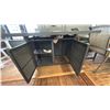 Image 2 : ASHLEY FURNITURE FIRE TABLE PATIO SET, 60" X 42" FIRE TABLE, 4 TALL STOOLS