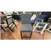 Image 4 : ASHLEY FURNITURE FIRE TABLE PATIO SET, 60" X 42" FIRE TABLE, 4 TALL STOOLS