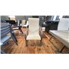 Image 4 : ASHLEY FURNITURE 5 PIECE PATIO DINING SET. 84" X 42" TABLE, DOUBLE BENCH SEAT, 3 ALUMINUM FRAMED