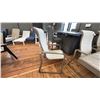 Image 5 : ASHLEY FURNITURE 5 PIECE PATIO DINING SET. 84" X 42" TABLE, DOUBLE BENCH SEAT, 3 ALUMINUM FRAMED