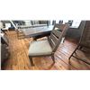Image 5 : ASHLEY FURNITURE PATIO DINING SET. 5 PIECE, 84" X 42" TABLE, DOUBLE BENCH, 2 CHAIRS,