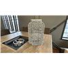 Image 7 : ASHLEY FURNITURE FIRE TABLE PATIO SET. 56" X 56" FIRE TABLE, 6 TALL STOOLS, W/DECORATIVE CANDLE