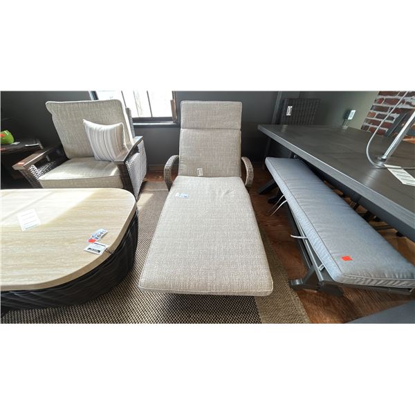 ASHLEY FURNITURE BEACHCROFT CHAISE LOUNGE.