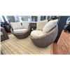 Image 2 : ASHLEY FURNITURE PAIR OF SWIVEL PATIO CHAIRS
