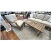 Image 5 : ASHLEY FURNITURE 6 PIECE PATIO SET, 81" SOFA, 3 SIDE CHAIRS, 48" COFFEE TABLE,