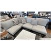 Image 2 : ASHLEY FURNITURE PATIO SET. 6 PIECE. 28" SECTIONS, PLUS THROW PILLOWS AS SHOWN IN PHOTOS.