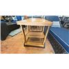 Image 2 : 38" WOOD SERVING CART