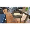 Image 4 : ASHLEY FURNITURE 3 PC PATIO DINING SET. 42" SQUARE TABLE WITH 2 CHAIRS. INC FAUX PLANT. RETAIL $2800