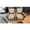 Image 1 : PAIR OF ASHLEY FURNITURE WEATHERPROOF PATIO CHAIRS. RETAIL $2400