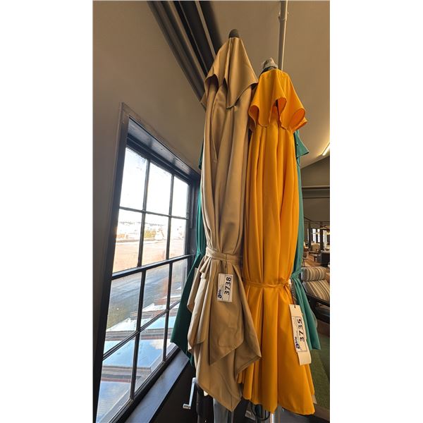 TREASURE GARDEN MONTEREY SQUARE UMBRELLA. 8'. TAUPE