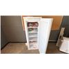 Image 2 : FRIGIDAIRE UPRIGHT 24" FREEZER WITH CONTENTS. ANY CONTENTS YOU DON'T WISH TO KEEP CAN BE PUT IN