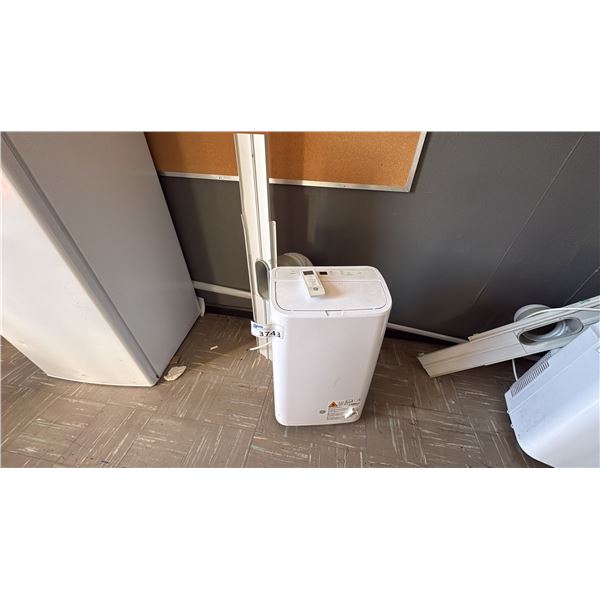 GE PORTABLE AIR CONDITIONER. 10,000 BTU WITH REMOTE