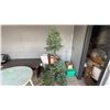 Image 1 : GROUP LOT OF CHRISTMAS DECORATIONS. TREE, ORNAMENTS, LIGHTS, ETC