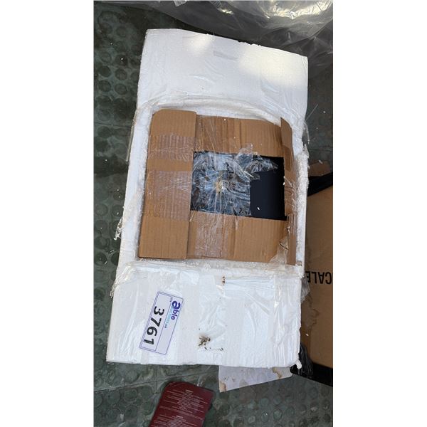 SURYA 3 LIGHT FLOOR LAMP IN BOX UNASSEMBLED.