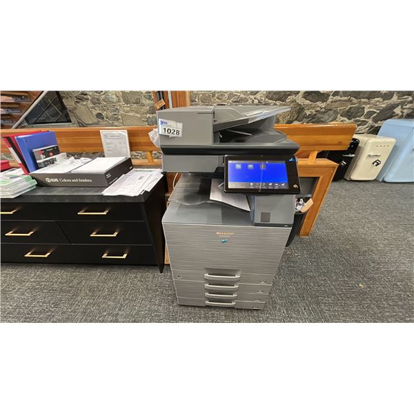 SHARP BP-70C31 COLOUR LASER PRINTER UP 11 X 17". PRINT COUNT 34,623.