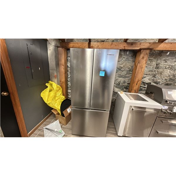 BLOMBERG 30" STAINLESS STEEL FRIDGE. USED BY STAFF.