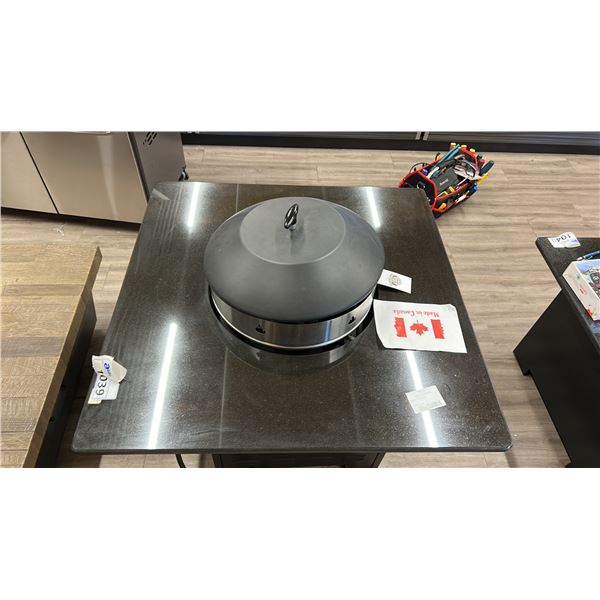 JACKSON GRILLS 36" X 36" FIRE TABLE. PROPANE. BLACK MARBLE TOP
