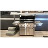 Image 1 : NAPOLEON PRESTIGE 665 NATURAL GAS GRILL. STAINLESS STEEL, ILLUMINATED KNOBS. 74 WIDE OVERALL.
