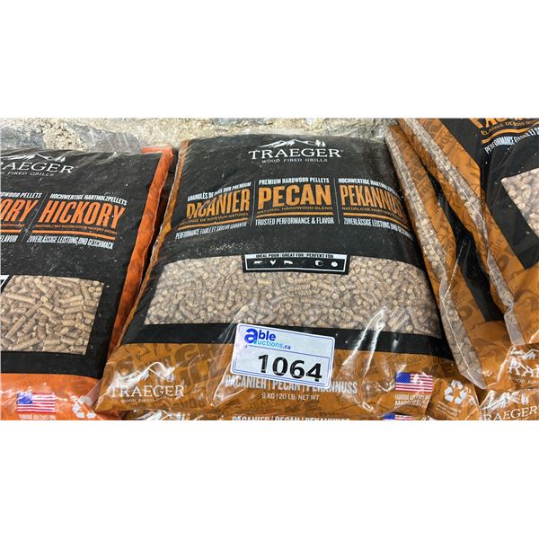 10 BAGS TRAEGER PECAN SMOKING PELLETS