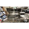 Image 3 : CROWN VERITY 36" CHARBROILER MODEL CV-RT-36, 5 BURNER, W/ COVER & COOKING UTENSILS