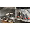 Image 6 : CROWN VERITY 36" CHARBROILER MODEL CV-RT-36, 5 BURNER, W/ COVER & COOKING UTENSILS