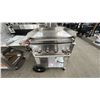Image 1 : CROWN VERITY. MOBILE 28" GRIDDLE. HEAVY STAINLESS. PROPANE. W/ COOKING UTENSILS. 4 BURNERS