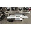 Image 4 : CROWN VERITY. MOBILE 28" GRIDDLE. HEAVY STAINLESS. PROPANE. W/ COOKING UTENSILS. 4 BURNERS
