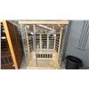 Image 1 : WESTINGHOUSE 3 PERSON SAUNA, MODEL WES43-3100, INFRARED HEATER, DIGITAL REMOTE CONTROL, SPEAKER