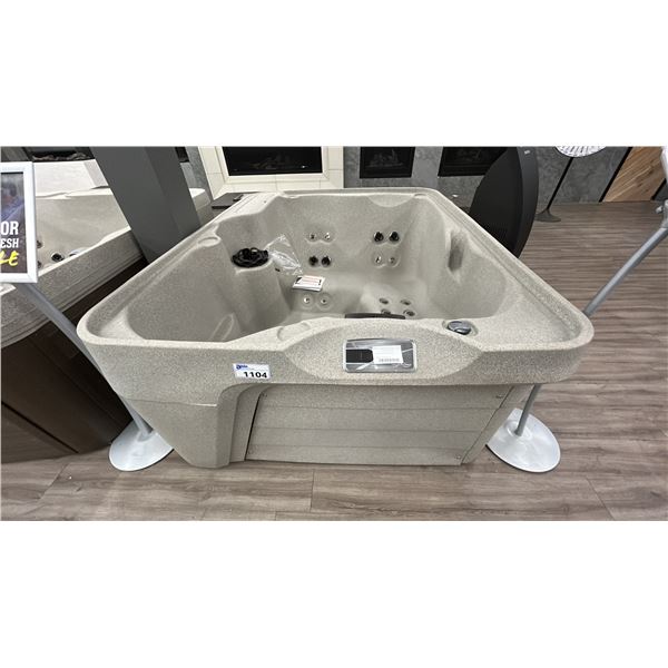 FREEFLOW SPAS, AZURE, 4 SEAT HOT TUB, 16 JETS, 235 GALLONS, 6'9" X 5'3", ENERGY EFFICIENT,